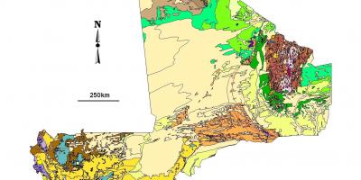 Harta e Mali miniera ari